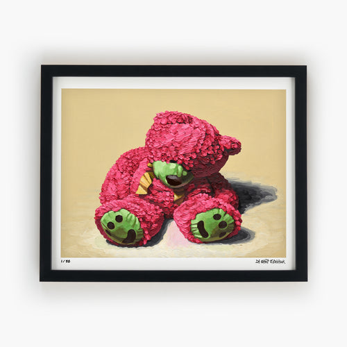 Pink Bear Green Paws